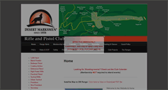 Desktop Screenshot of desertmarksmen.org